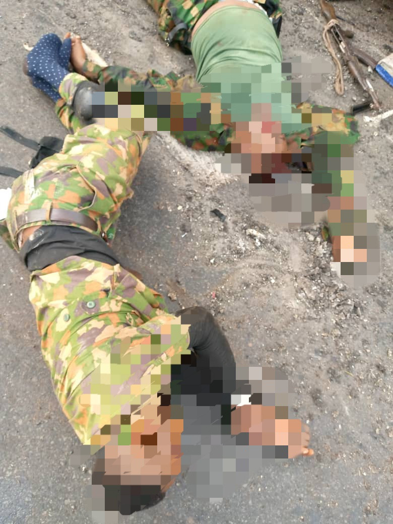 Five Soldiers Die, Others Injured In Accident On Their Way To Repel Alleged IPOB's ESN Attack In Anambra (Photos)