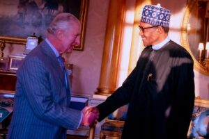 President Buhari Meets With King Charles At Buckingham Palace (Photos)