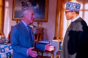 President Buhari Meets With King Charles At Buckingham Palace (Photos)