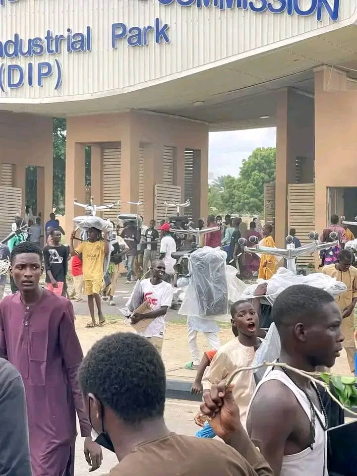 #EndBadGovernance Protest: Hoodlums Loot, Vandalise NCC Building In Kano