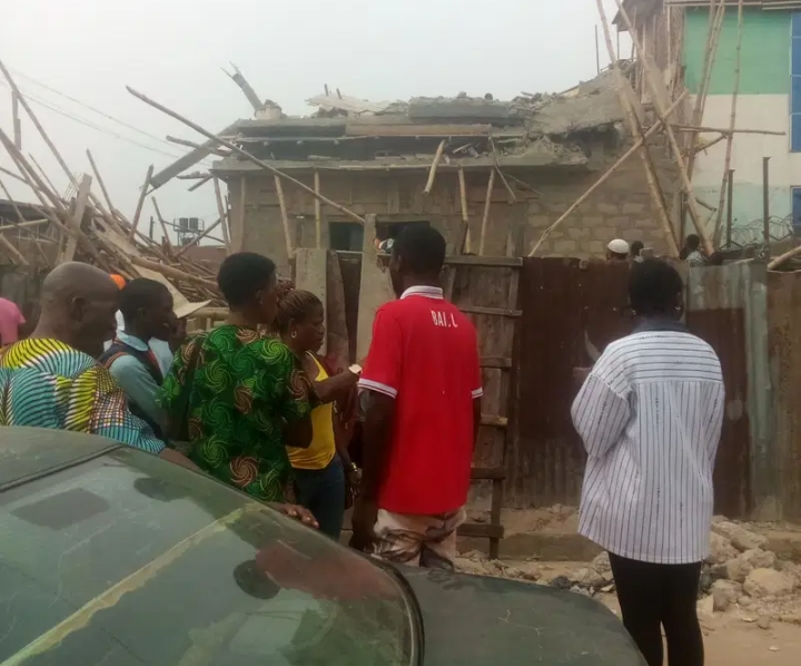 Many trapped as two-storey building under construction collapses in ...